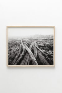 Michael Light - Highways 510, 60 & 101 Looking West L.A. River and Downtown L.A. - 2006 - Studio la Città - Verona - Contemporary Art